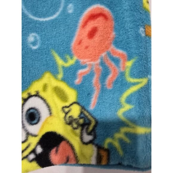 SpongeBob Fleece Pillow Case 18X18” Vintage 2005 Viacom International - Picture 10 of 10